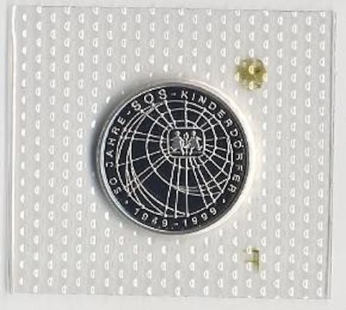 10 DM - 50 Jahre SOS Kinderdörfer - 1999 PP - Prägestätte F