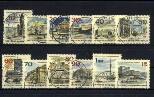 Berlin, Michel Nr. 254-265 gestempelt - Vollstempel Berlin