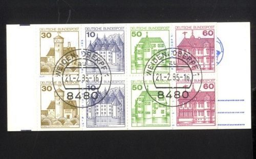 Bund, Markenheftchen MH 23 gestempelt Vollstempel WEIDEN 1991