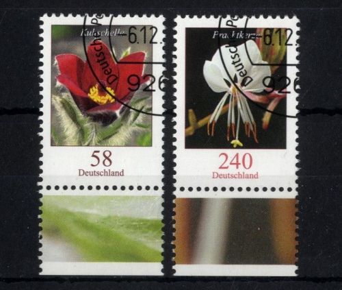 Bund, Michel Nr. 2968, 2969 gestempelt EVST Philatelie- Kuhschelle / Prachtkerze