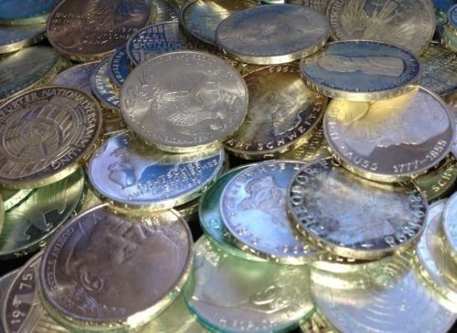 Anlegerposten: 10 x 5 DM Gedenkmünzen, Silber - Anlageposten - Investorenpaket!