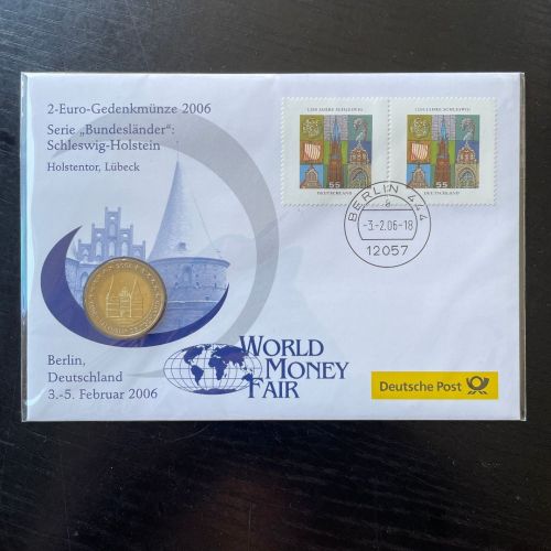 BRD 2€ Euro Numisbrief World Money Fair 2006 - 2020 ==> Aussuchen!