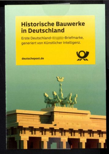 Bund MiNr. 3801 postfrisch MH 127 selbstklebend Brandenburger Tor