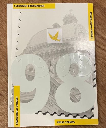 Schweiz Jahrbuch 1998 Jahrgang postfrisch komplett