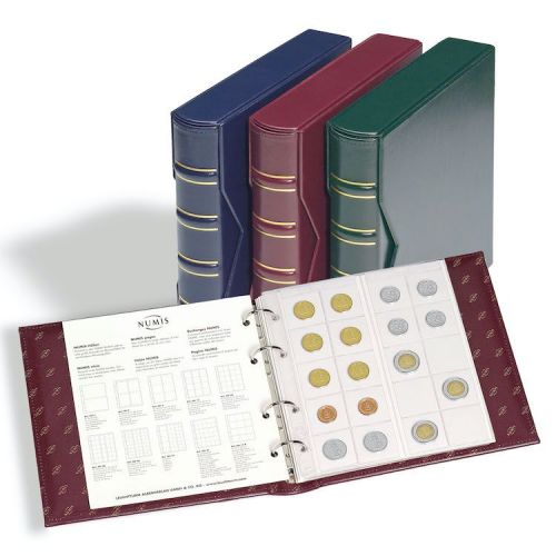 Ringbinder NUMIS, Classic-Design inkl. Schutzkassette - Farbe aussuchen