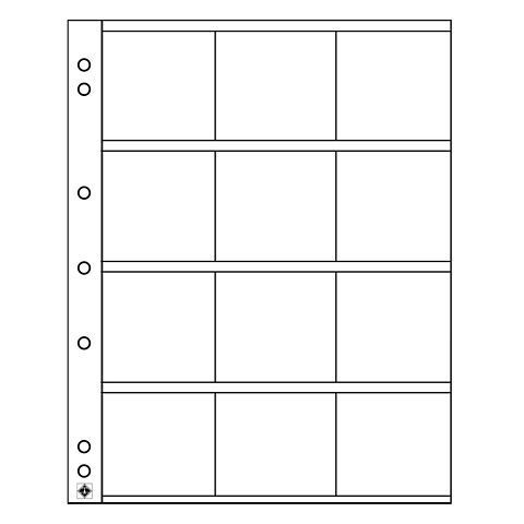 Leuchtturm NUMIS-Hüllen für Münz-Alben K50, 17, 25, 34, 44, 55, 66, MIX, EURO