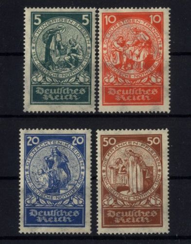 Deutsches Reich, MiNr. 351-354 postfrisch - Nothilfe 1924