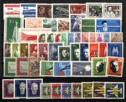 DDR, Jahrgang 1957 postfrisch komplett