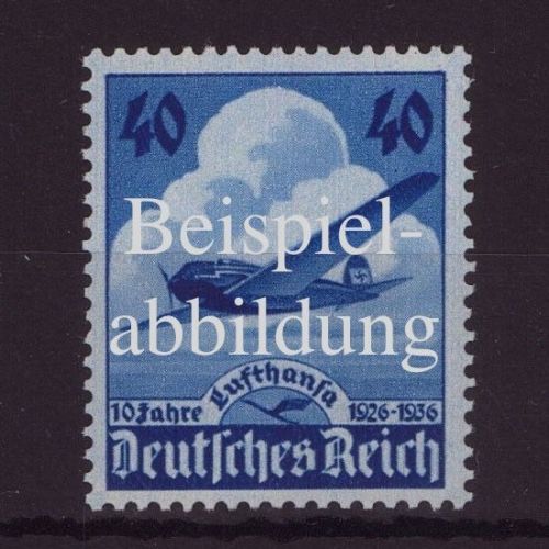 Deutsches Reich, Michel Nr. 603 postfrisch - 10 Jahre Lufthansa - Henkel He 70 Blitz