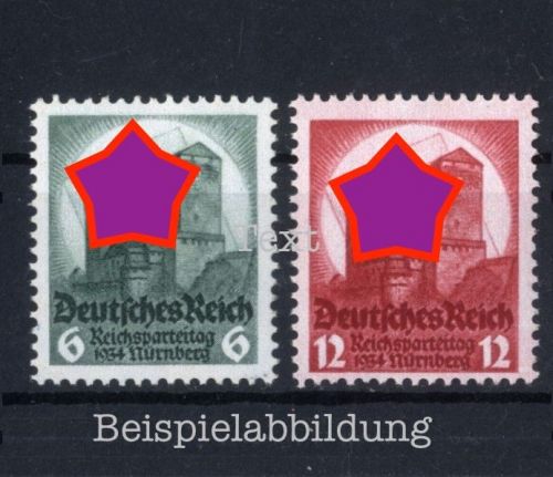 Deutsches Reich, Michel Nr. 546-547 postfrisch - Reichsparteitag 1934 Nürnberg