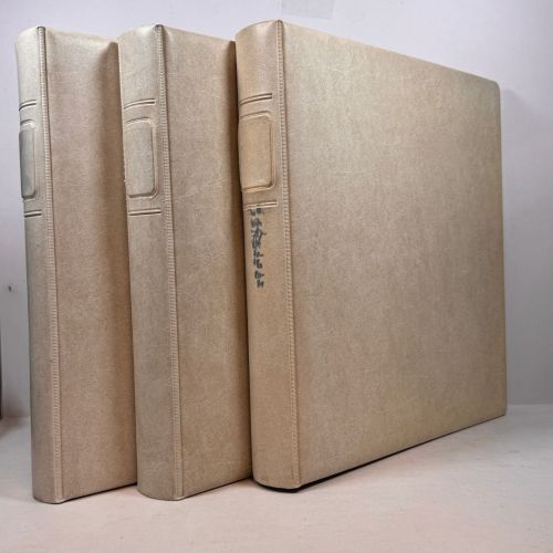 3 x LINDNER Ringbinder Standard 1102Y Weiß - gebraucht - selten & rar!