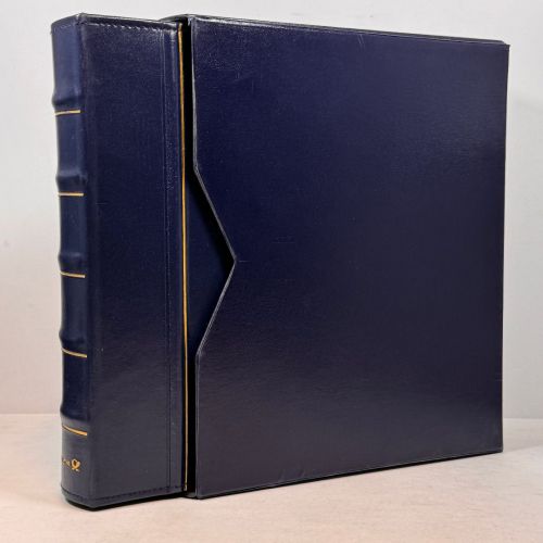 Deutsche Post pro collect Plus Ringbinder + Kassette Blau - 4 Ring Mechanik