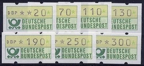 Bund, ATM 1.1 hu VS 2 postfrisch - Ergänzungswerte 1982