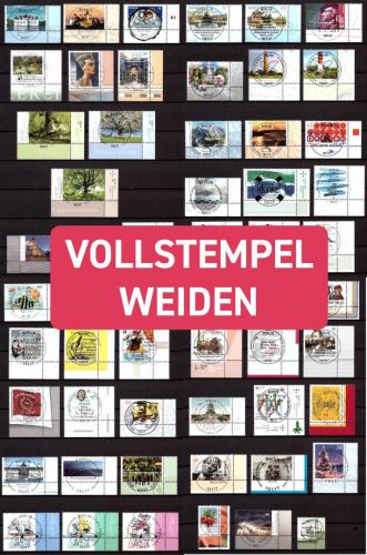 BUND Jahrgang 2013 ESST Vollstempel Weiden - Eckrand - komplett ohne Sk