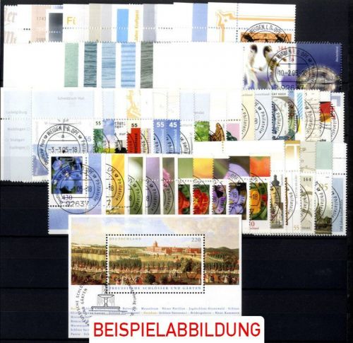 BUND Jahrgang 2005 ESST Vollstempel Weiden - Eckrand - komplett ohne Sk