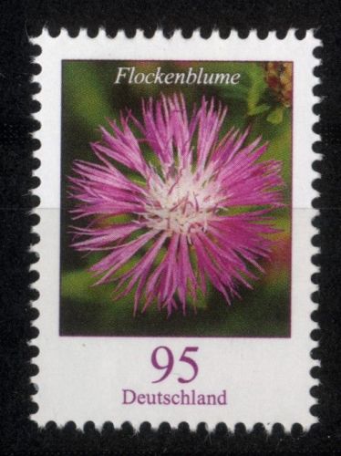 Bund, Michel Nr. 3470 postfrisch - Freimarke Blumen: 95 cent Flockenblume (Centaurea sp.)