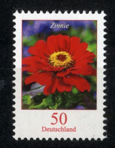Bund, Michel Nr. 3535 postfrisch - Freimarke Blumen 50 cent Zinnie (Zinnia elegans)