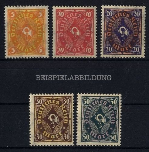 Deutsches Reich, Michel Nr. 205-209 postfrisch