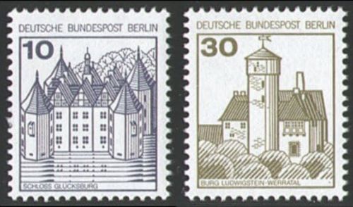 Berlin, Michel Nr. 532 II + 534 II postfrisch Letterset