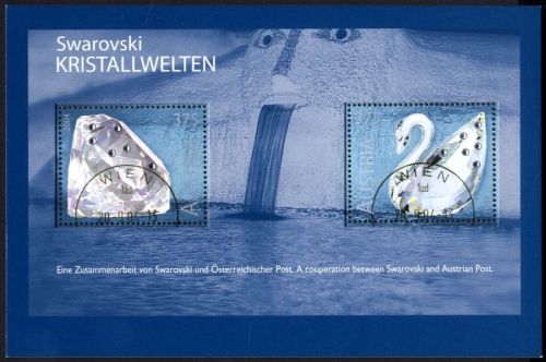 Österreich 2004 - Block 25 gestempelt - Swarovski Kristalle
