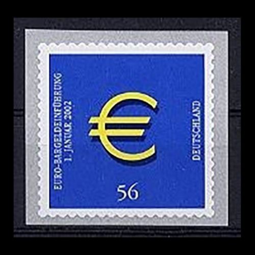 Bund, Michel Nr. 2236 postfrisch mit NUMMER - EURO-Bargeldeinführung selbstklebend