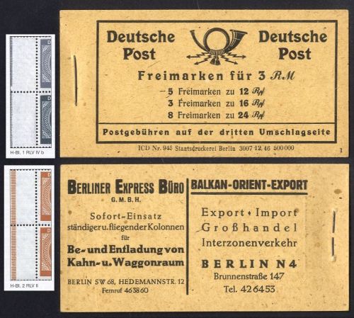 All. Besetzung - Gemeinschaftsausgaben Markenheftchen MH 50 RLV XXXIX postfrisch