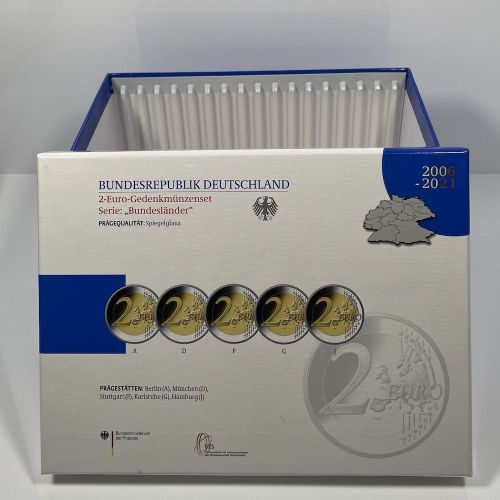 VfS Sammel Kassette für die offiziellen 2 Euro Blister PP von 2006-2021