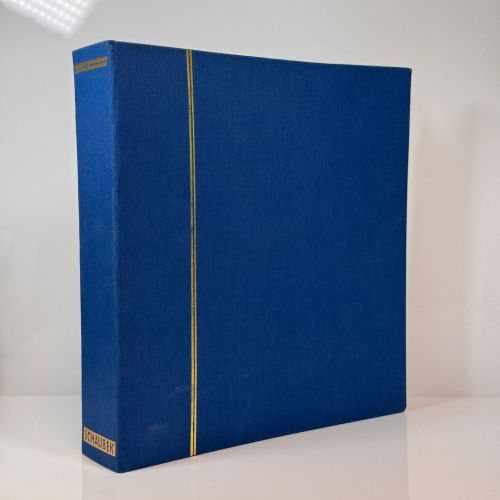 Schaubek Schraubbinder BLAU Schraubendecke - Leinen/Stoff - gebraucht