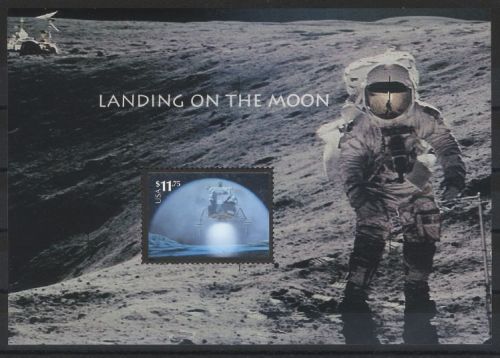 USA 2000 - Block 53 postfrisch - Mondlandefähre - Raumfahrt - Hologramm
