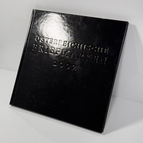 ÖSTERREICH Jahrbuch 2002 Spezialedition - postfrisch mit Schwarz- & Buntdrucken