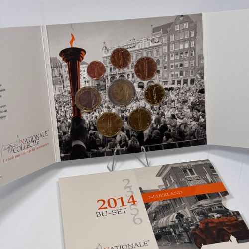 NIEDERLANDE Kursmünzensatz KMS 2014 im original Folder (3,88€)