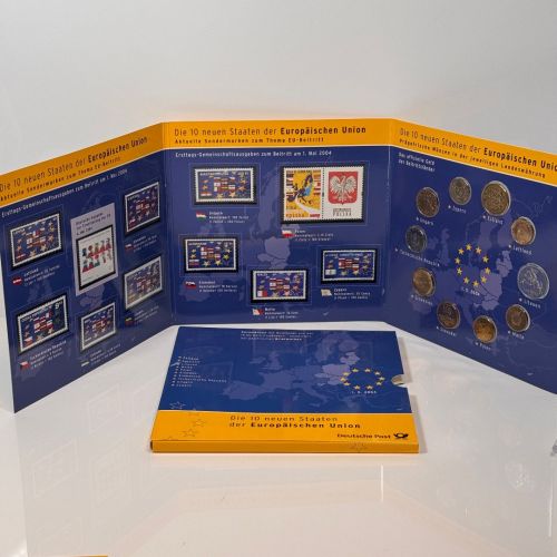 KMS - Die 10 neuen Staaten der Europäischen Union Dt. Post - inkl. Briefmarken