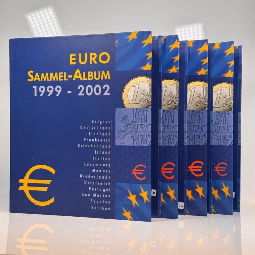 4x GAVIA EURO-Sammelallbum 1999-2002, 2003-2004 - gebraucht