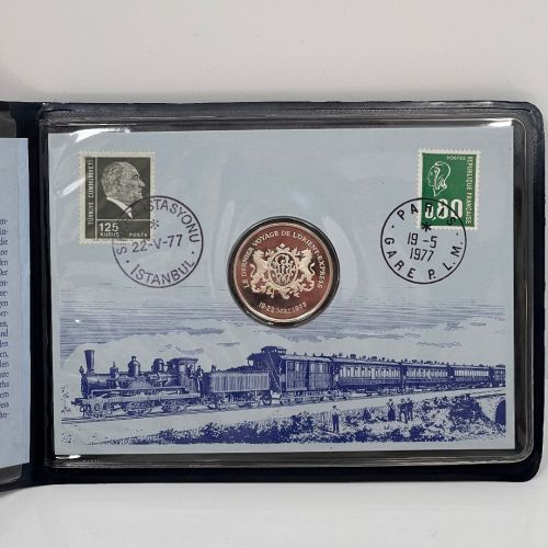 Numisbrief Frankreich Orient Express die letzt Reise Silber Medaille PP 1977 925
