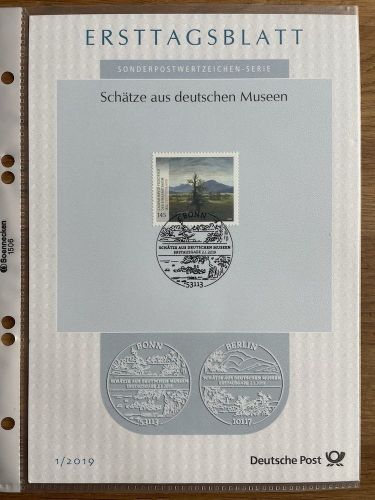 BRD / BUND ETB Erstagsbätter Sammlung Jahrgang 2019 komplett