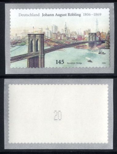 Bund Nr. 2546 R Rollenmarke Nummer Nr. 20 selbstklebend postfrisch - Röbling