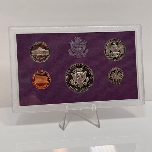 USA 1984 Mint Proof Set (0,91$) in Blister OVP - 5 Münzen