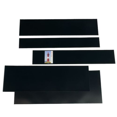 HAWID Streifensortiment, 200 Streifen 217 x 26-130 mm, schwarze Trägerfolie