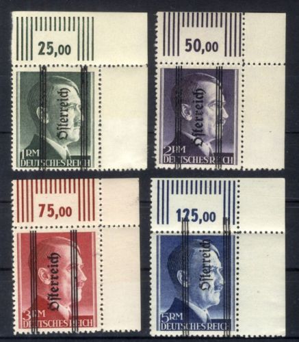Österreich 693-696 Ecke Eckrand postfrisch gepr. VÖB - Grazer Ausgabe