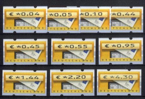 Bund, ATM 5.1 VS 6 Automatenmarken postfrisch 2005