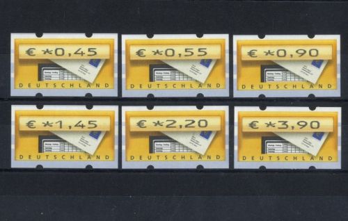 Bund, ATM 5.1 TS 8 Automatenmarken postfrisch 2006