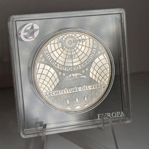 ITALIEN 10 Euro 2017 Silber - Galleria Vittorio Emanuel II - PP in Kapsel