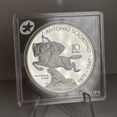 MALTA 10 Euro 2016 Silber - Antonio Sciortino 1879-1947 - PP in Kapsel