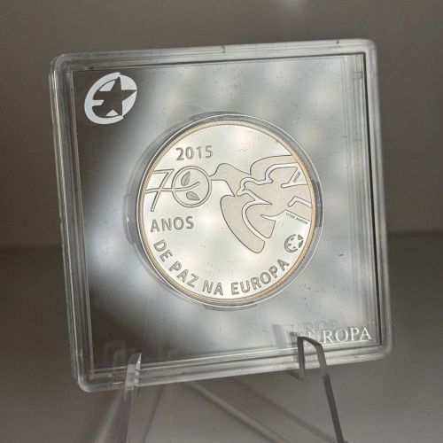 PORTUGAL 2,5 EURO 2015 Silber - Frieden in Europa Stern - PP in Kapsel