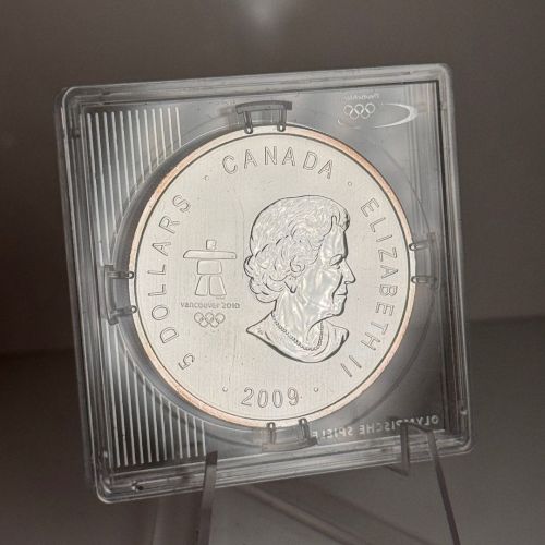KANADA 5 DOLLAR 2009 - Olympische Spiele Vancouver Thunderbird - PP in Kapsel