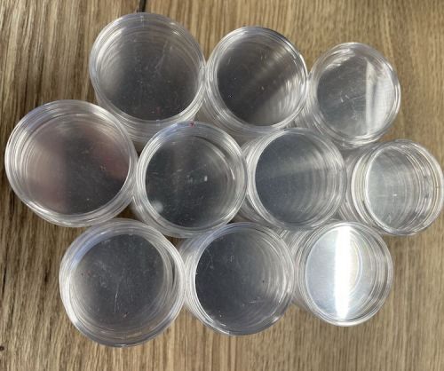 100 Münzkapseln 32,5mm, geeignet für 10 € / 20 € Deutschland, 10 DM, gebraucht
