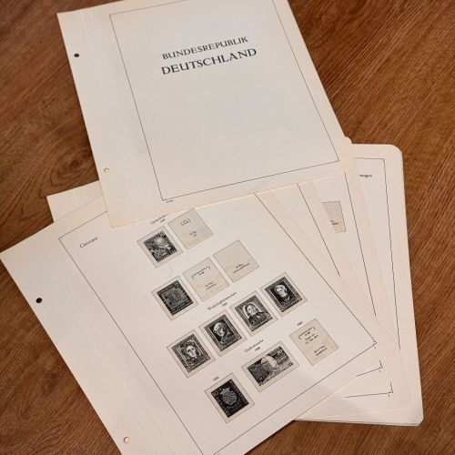 KABE Vordruck BUND Deutschland 1949-1959 – Nur für Schraubendecke geeignet!