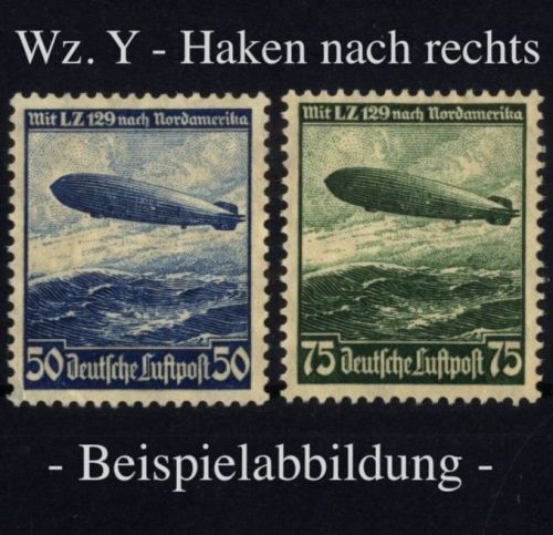 Deutsches Reich, MiNr. 606-607 Y ungebraucht - Zeppelin LZ129
