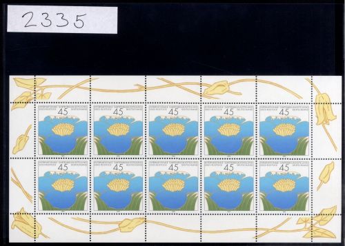 Bund, Michel Nr. 2335 Zehnerbogen postfrisch - Gartenbauausstellung