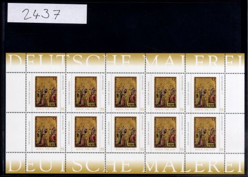 Bund, Michel Nr. 2437 Zehnerbogen postfrisch - Hl. drei Könige